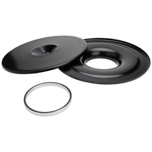 Allstar Performance  Flat 14in Air Cleaner Kit Black