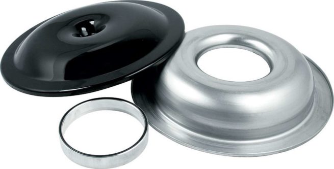 Allstar Performance  Air Cleaner Kit 14in Black w/1.00 Spacer