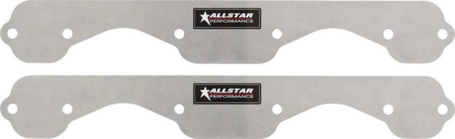 Allstar Performance  Exhaust Block Off Plates SBC Std 1pc Aluminum