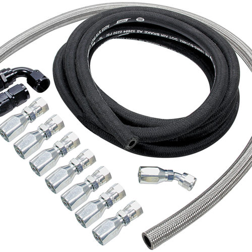 Allstar Performance Power Steering Hose Kit Rack Front