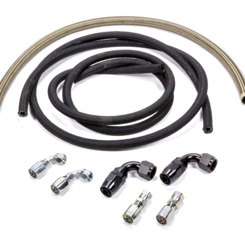 Allstar Performance Power Steering Hose Kit Rack Rear Mount Pump