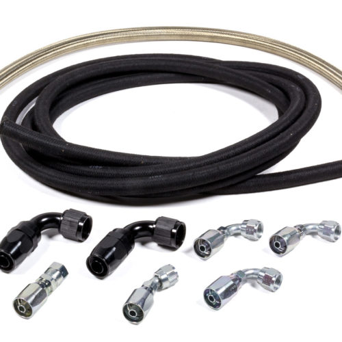 Allstar Performance Power Steering Hose Kit Box to Bellhousing Mount