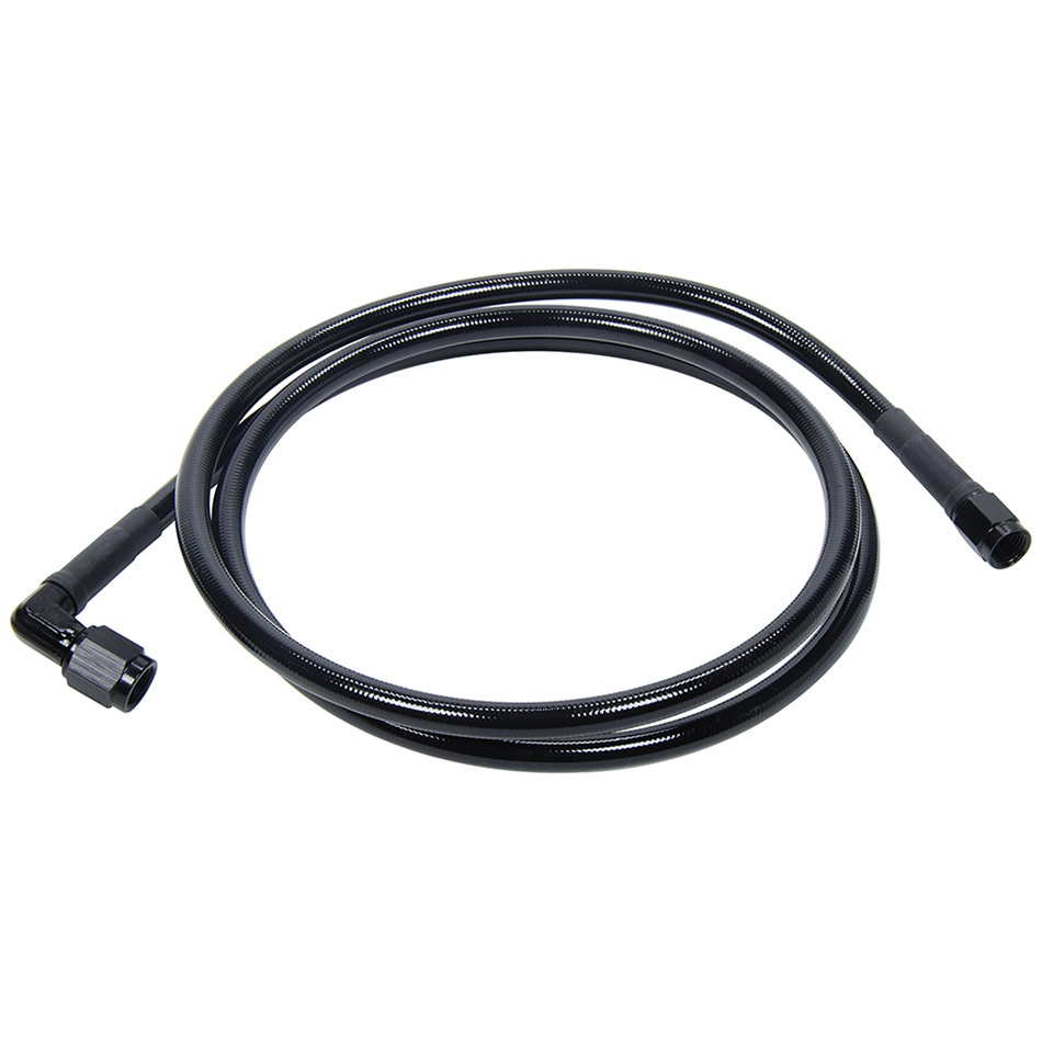 Allstar Performance Coated Braided Line 46in #3 Hose -3Str /-3 90 Deg