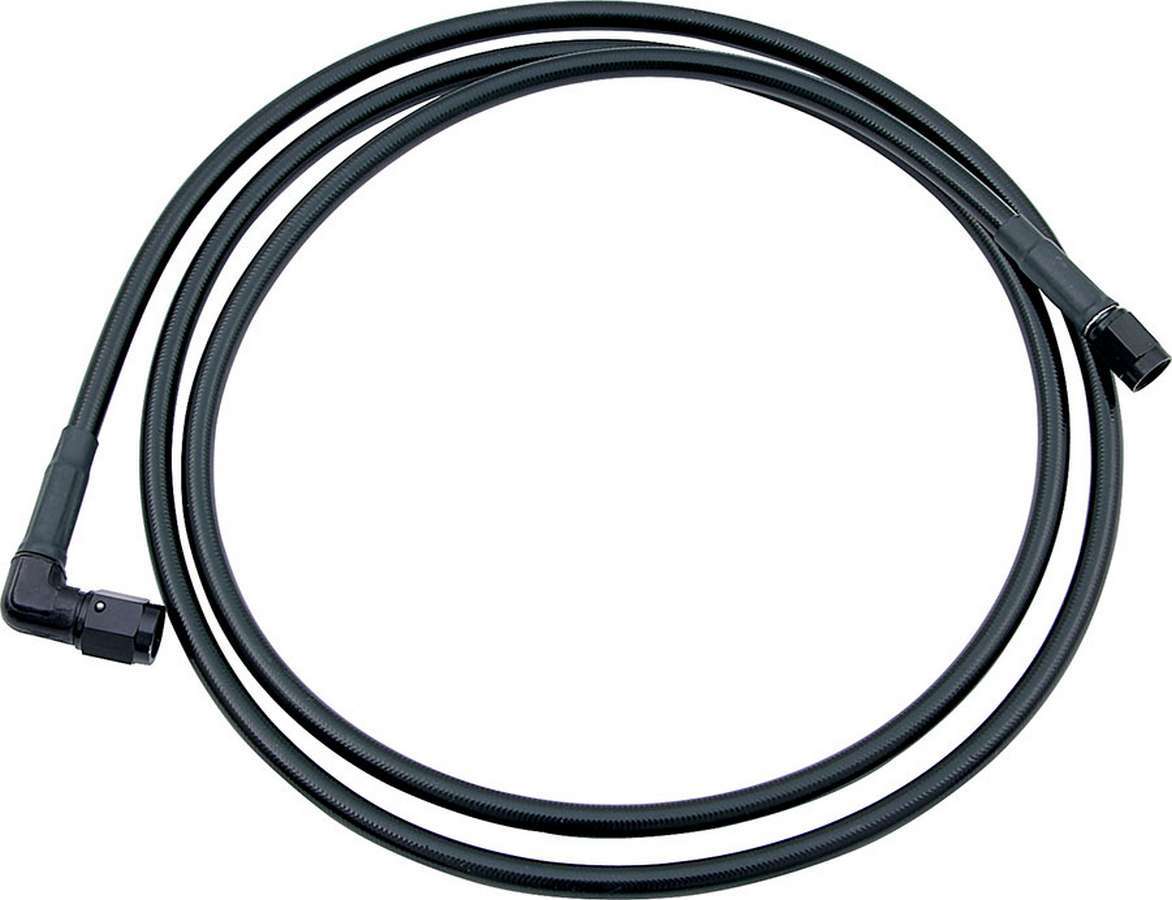 Allstar Performance Coated Braided Line 24in #4 Hose -4 90 Deg/-4 Str