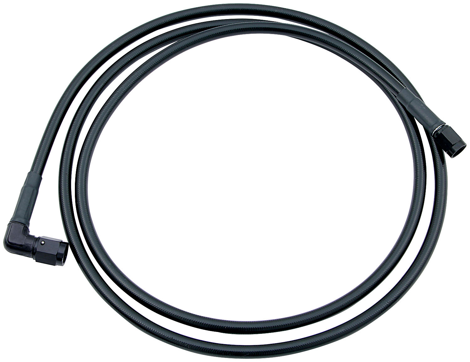 Allstar Performance Coated Braided Line 73in #4 Hose -4 Str/-4 90 Deg
