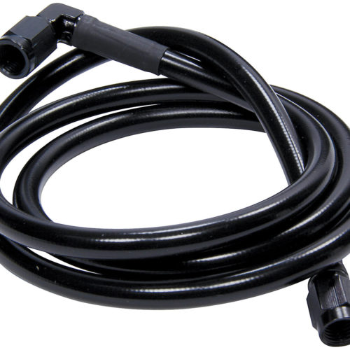 Allstar Performance Coated Braided Line 40in #3 Hose -3 Str/-3 90 Deg