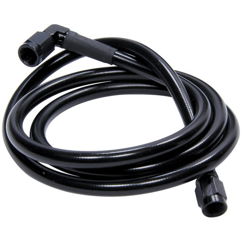 Allstar Performance Coated Braided Line 40in #4 Hose -4 Str/-4 90 Deg