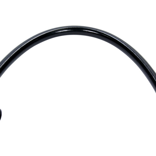 Allstar Performance  Coated Braided Line 12in #6 Hose -6 Str/-6 90 Deg