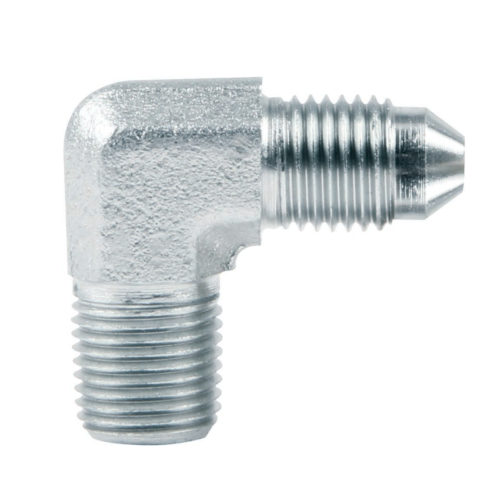 Allstar Performance Adapter Fittings -3 to 1/8 NPT 90Deg 10pk