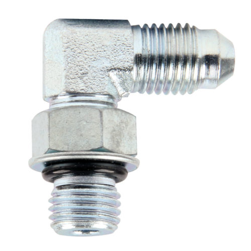Allstar Performance Adapter Fittings -4 to 7/16-20 90 Degree 2pk