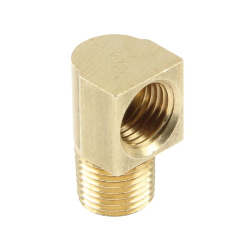 Allstar Performance  Adapter Fittings 1/8 NPT to 3/16 90 Deg 50pk