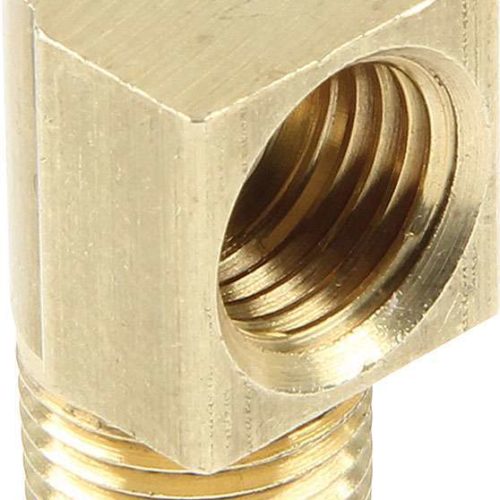Allstar Performance  Adapter Fittings 1/8 NPT to 3/16 90 Deg 4pk