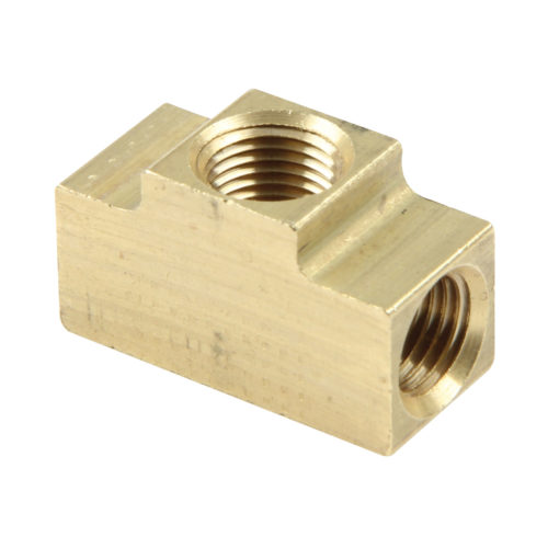 Allstar Performance Inverted Flare Tee 3/16in w/ 1/8NPT 10pk