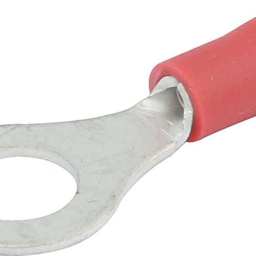 Allstar Performance Ring Terminal 1/4in Hole Insulated 22-18 20pk