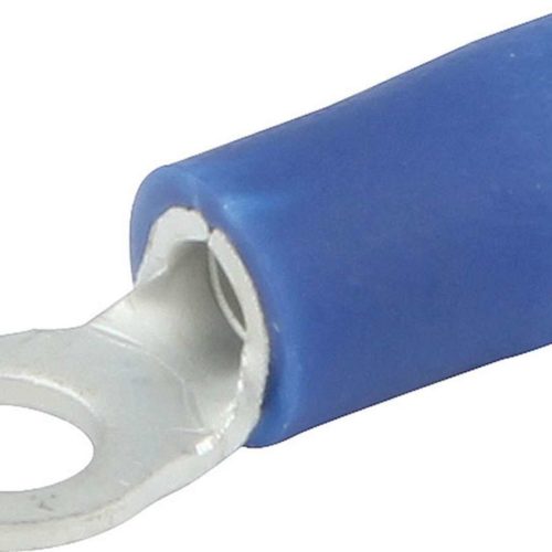 Allstar Performance Ring Terminal #6 Hole Insulated 16-14 20pk