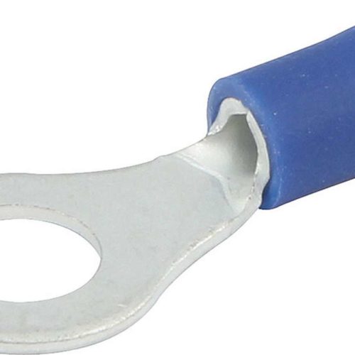 Allstar Performance Ring Terminal 1/4in Hole Insulated 16-14 20pk