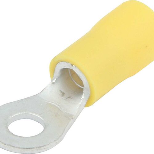 Allstar Performance Ring Terminal #8 Hole Insulated 12-10 20pk