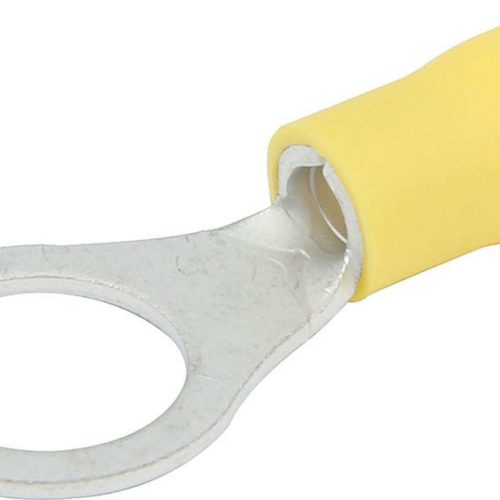 Allstar Performance Ring Terminal 3/8in Hole Insulated 12-10 20pk