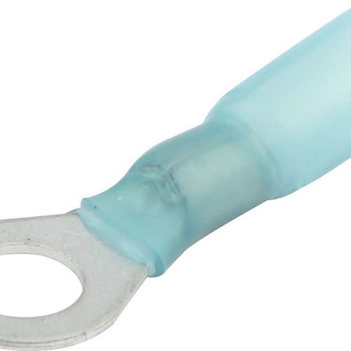 Allstar Performance Ring Terminal 1/4in Hole Heat Shrink 16-14 10pk