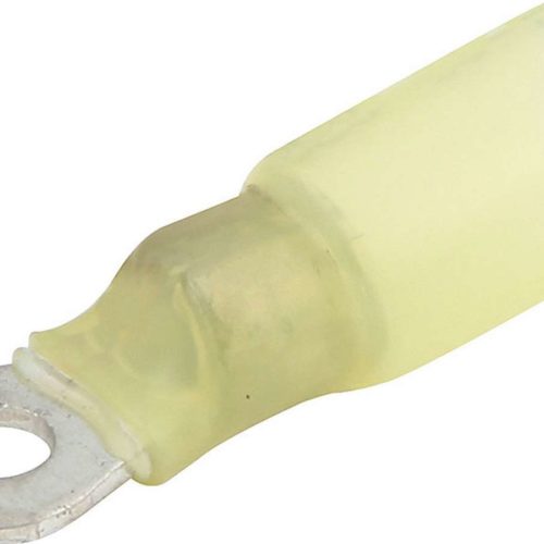 Allstar Performance Ring Terminal #6 Hole Heat Shrink 12-10 10pk