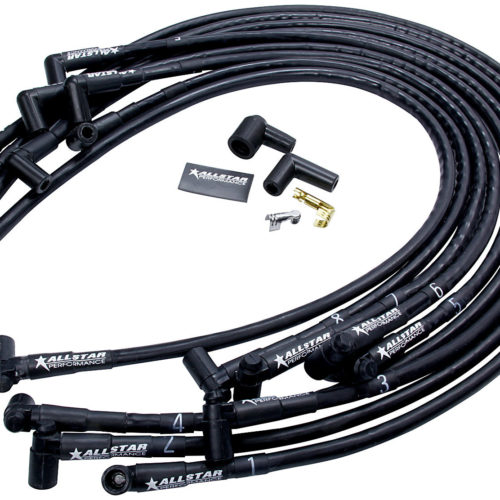 Allstar Performance  Spark Plug Race Wire Set Under Header w/ Sleeve