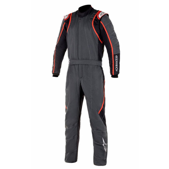 Suit GP Race V2 Gray / Red / Black Medium/Large