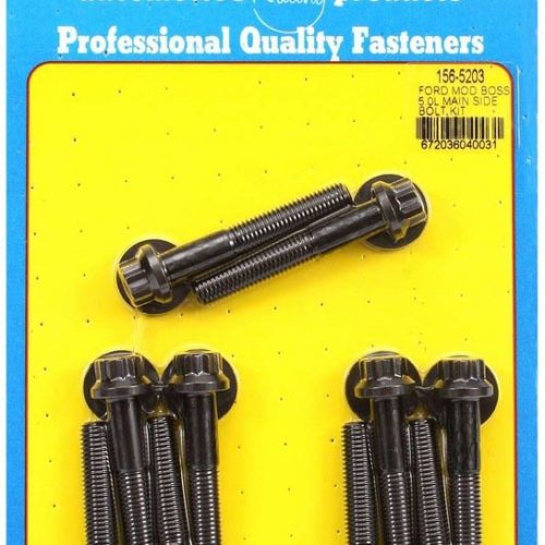 Ford Main Cap Side Bolt Kit - Boss 5.0L Mod Blk