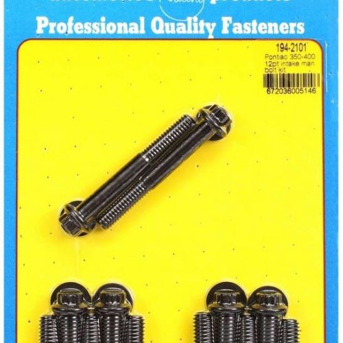 Pontiac Intake Bolt Kit 12pt.