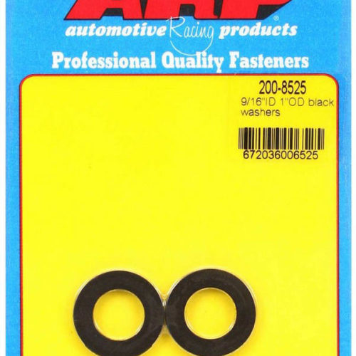 Black Washer - 9/16 ID x 1 OD 2pk