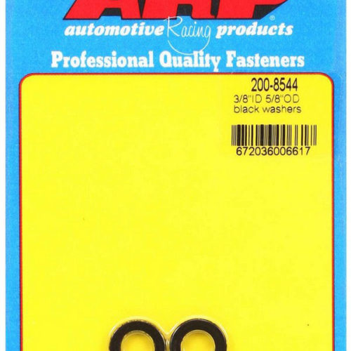 Black Washers - 3/8 ID x 5/8 OD (2)