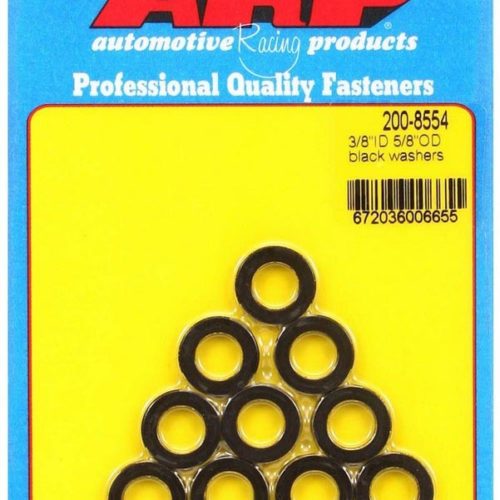 Black Washers - 3/8 ID x 5/8 OD (10)