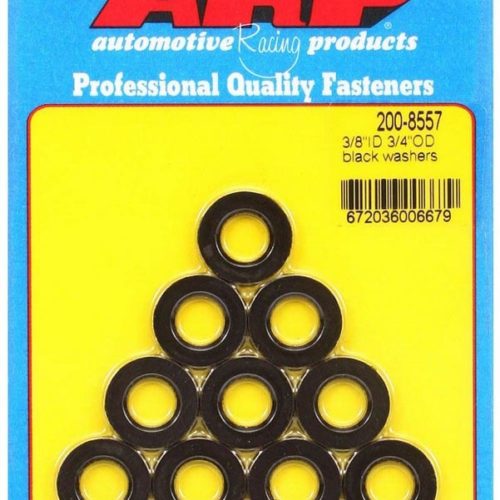 Black Washers - 3/8 ID x 3/4 OD (10)