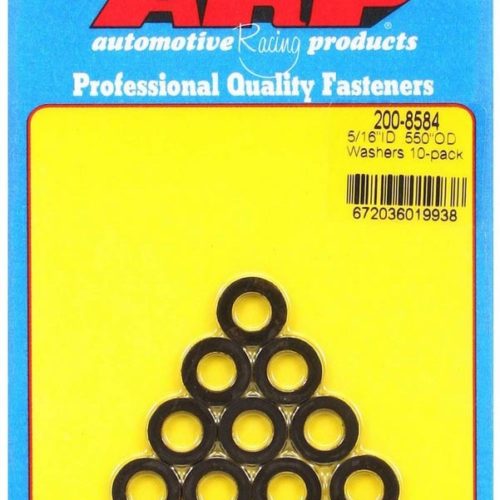Black Washers - 5/16 ID x .550 OD (10)