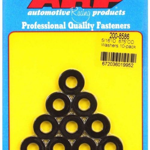 Black Washers - 5/16 ID x .675 OD (10)