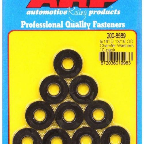 Black Washers - 5/16 ID x 13/16 OD (10)