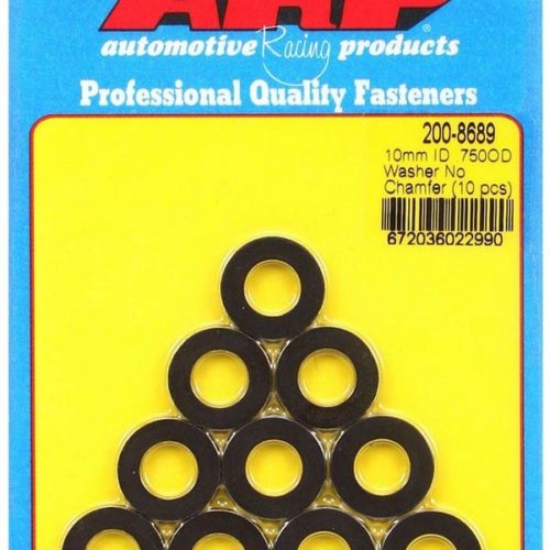 Black Washers - 10mm ID x 3/4 OD (10)