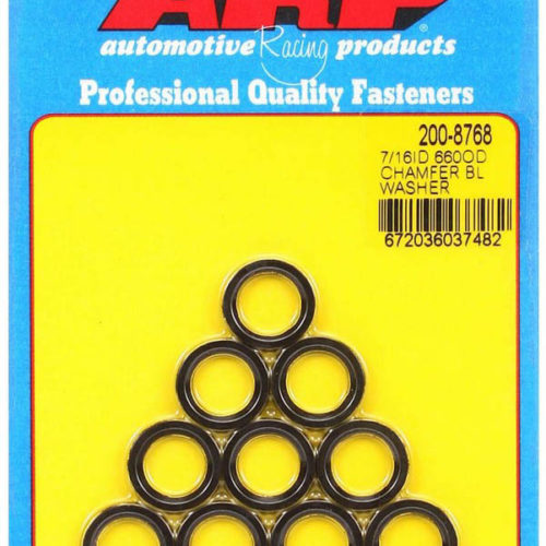 Black Washers - 7/16 ID x .660 OD (10)