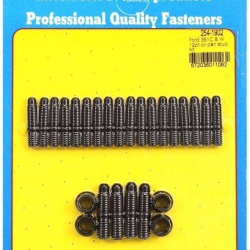 SBF Oil Pan Stud Kit 12pt 302/351W Late Model