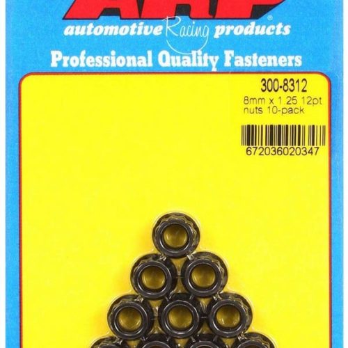 8mm x 1.25 12pt. Nuts (10)