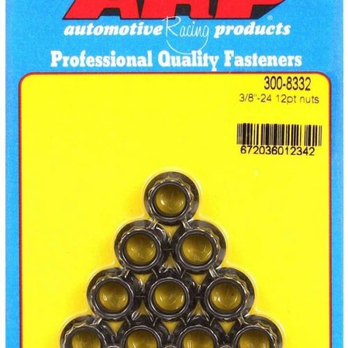 3/8-24 12pt. Nuts (10)