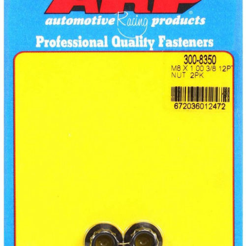 8mm x 1.00 12pt Nut Kit (2pk)
