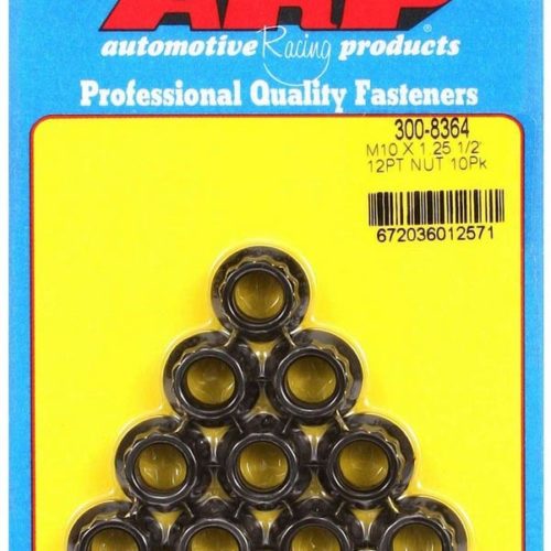 10mm x 1.25 12pt. Nuts (10)
