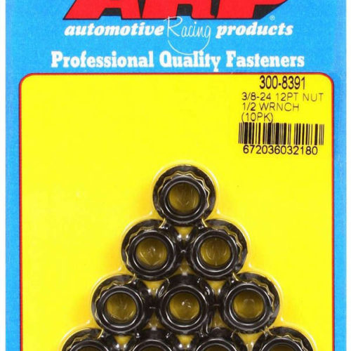 3/8-24 12pt. Nuts (10)