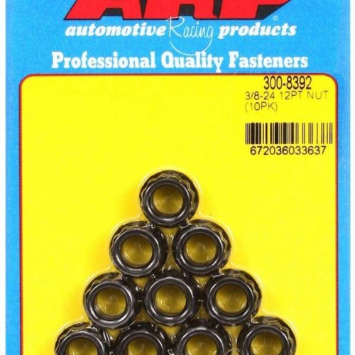 3/8-24 12pt. Nuts (10)