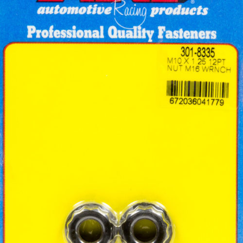 10mm x 1.25 12pt Nuts (2pk)