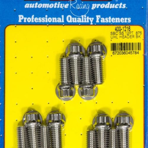 Header Bolt Kit - 12pt. 3/8 x .875 UHL (12)