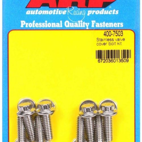 S/S Valve Cover Bolt Kit 1/4in- 20 12pt. (8)