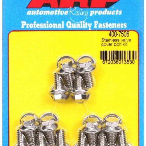 S/S Valve Cover Bolt Kit 1/4in- 20 6pt. (14)