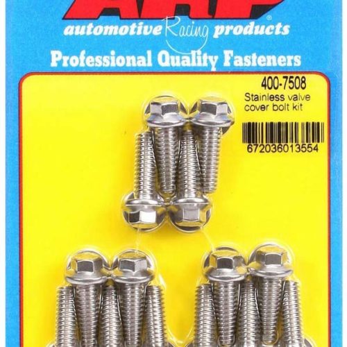 S/S Valve Cover Bolt Kit 1/4in- 20 6pt. (14)