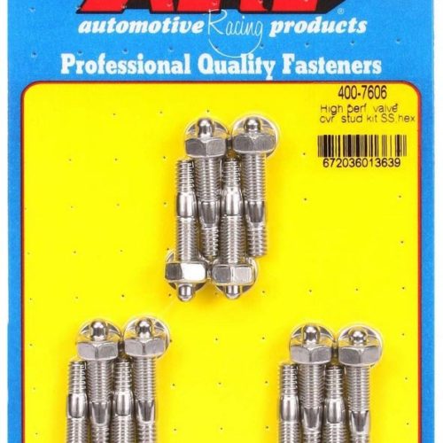 S/S Valve Cover Stud Kit 6pt. (12)